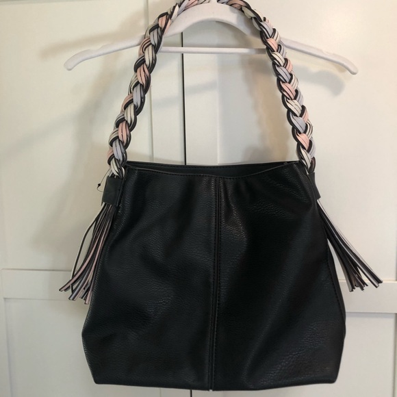Handbags - Shoulder Bag w/Braided Straps💗🖤💙
